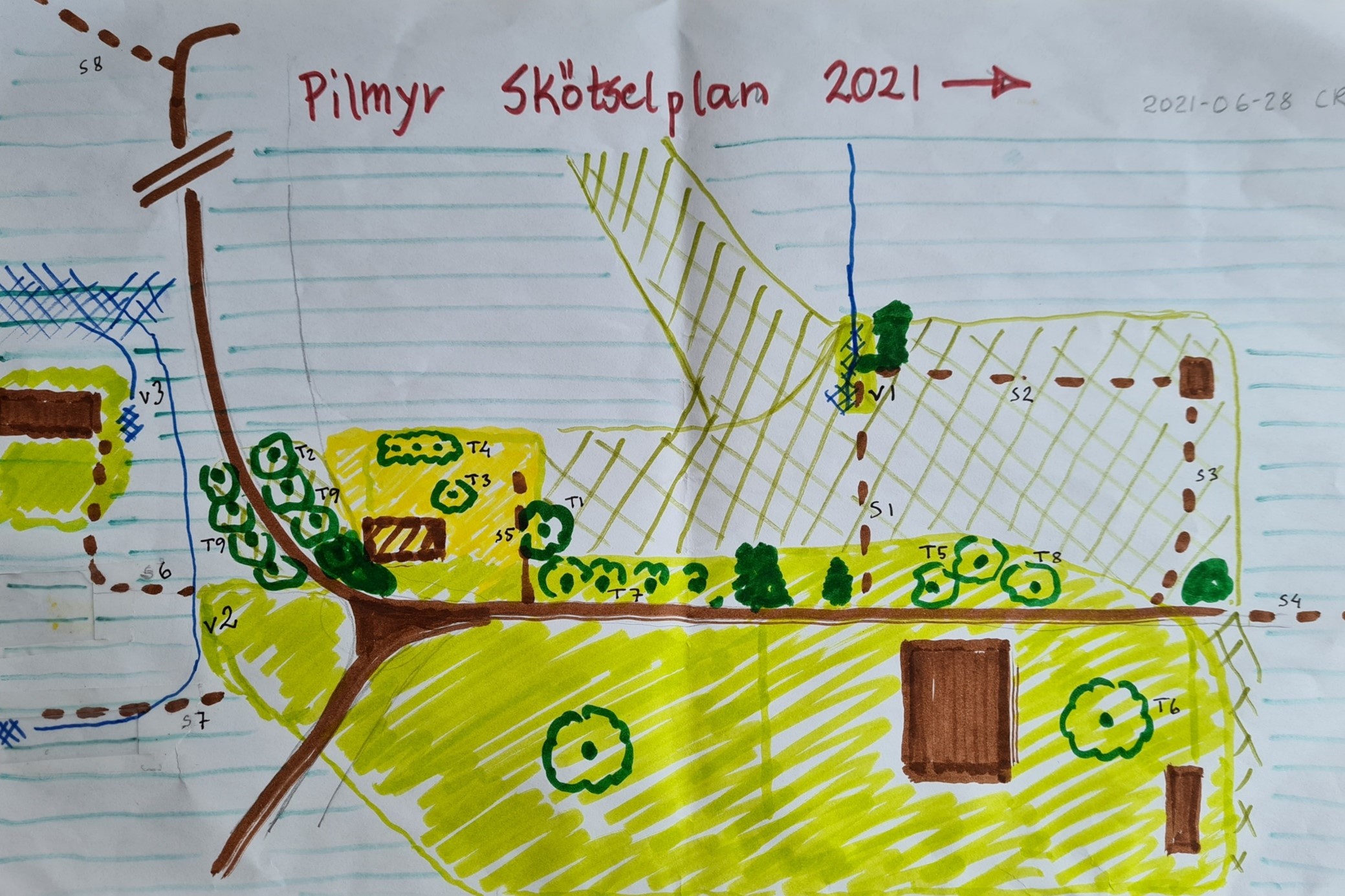 Skötselplan karta Pilmyr